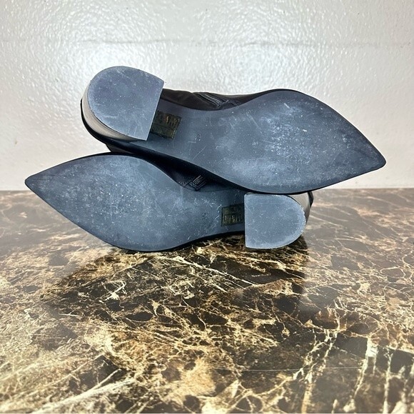 Jeffrey‎ Campbell Black Siren Point Sport Neoprene sock Heeled ankle Boots 10 - Picture 9 of 11